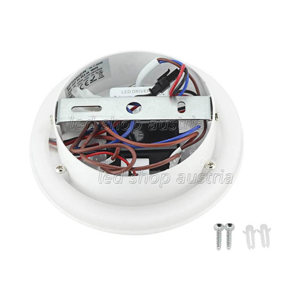 8W Wandleuchte Spot 40° Weiß mit Schalter und USB neutralweiß