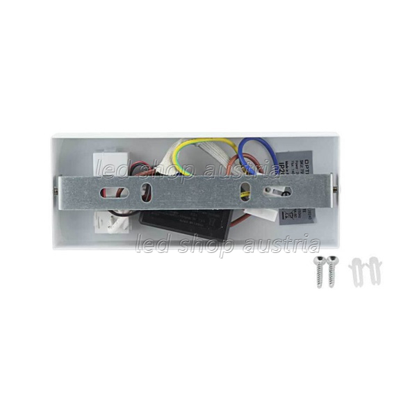 2W Wandleuchte Spot 38° weiß mit Schalter und USB neutralweiß
