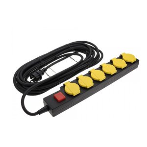 Steckdosenleiste IP44 6-fach 10m Kabel 16A
