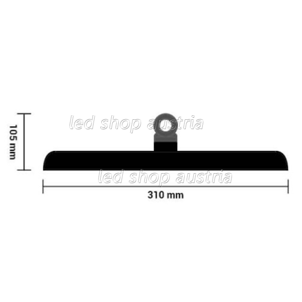 150W LED Highbay Hallenleuchte UFO 90° neutralweiß