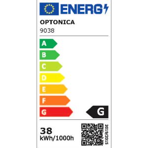 LED Home/Office Hängeleuchte quadratisch 38W warmweiß