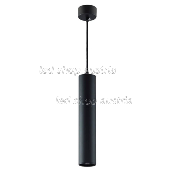 LED Pendelleuchte GU10 30cm schwarz