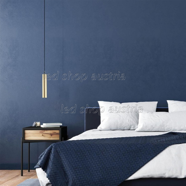 LED Pendelleuchte GU10 30cm gold