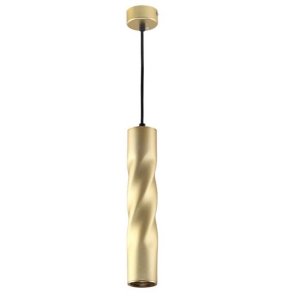 LED Pendelleuchte Twisted GU10 30cm gold