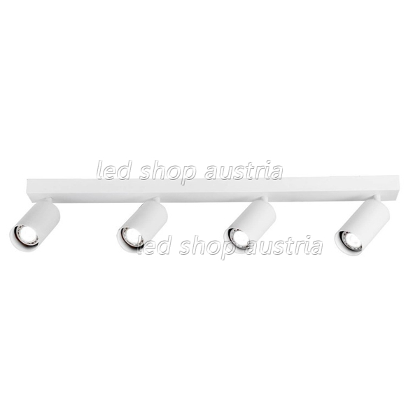 Deckenstrahler GU10 Aluminium schwenkbar 4-flammig