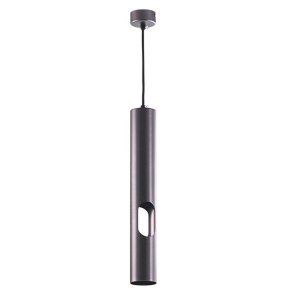 LED Pendelleuchte mit seitlichem Lichtauslass GU10 40cm traubenrot