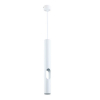 LED Pendelleuchte mit seitlichem Lichtauslass GU10 40cm weiß