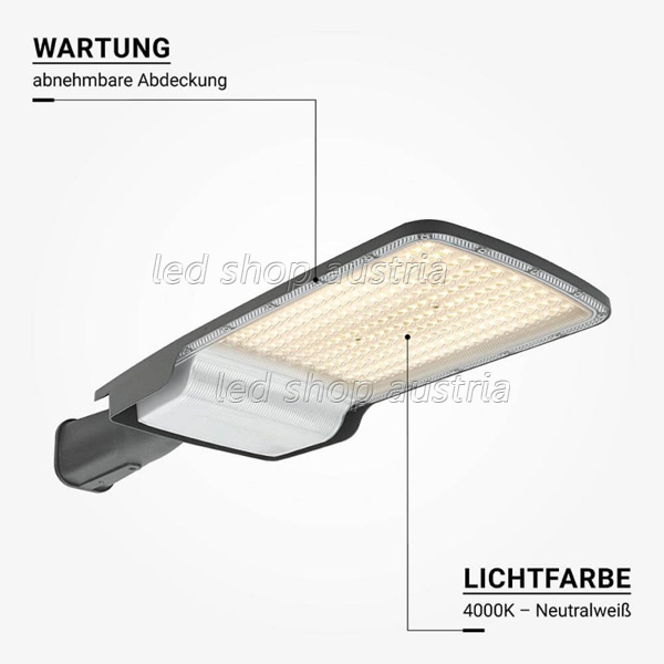 150W LED Straßenleuchte Professional neutralweiß IP65