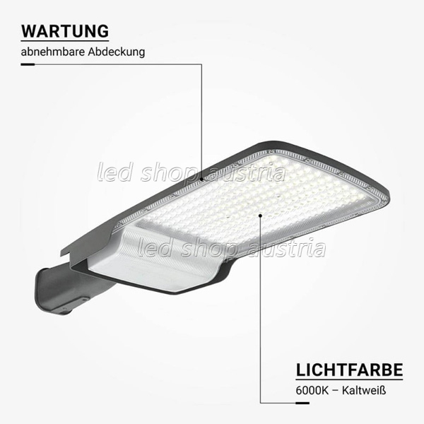 150W LED Straßenleuchte Professional kaltweiß IP65