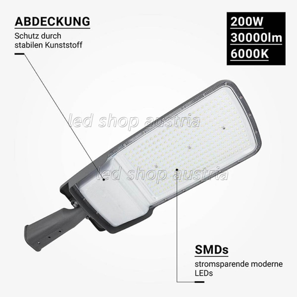 200W LED Straßenleuchte Professional kaltweiß IP65