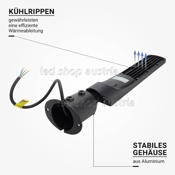 50W LED Straßenleuchte Premium kaltweiß IP65