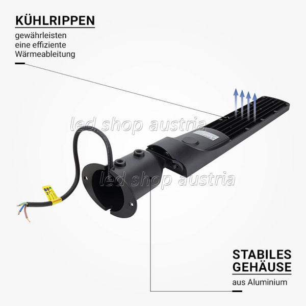 100W LED Straßenleuchte Premium kaltweiß IP65