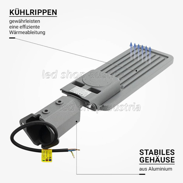 50W LED Straßenleuchte Professional HL neutralweiß IP65