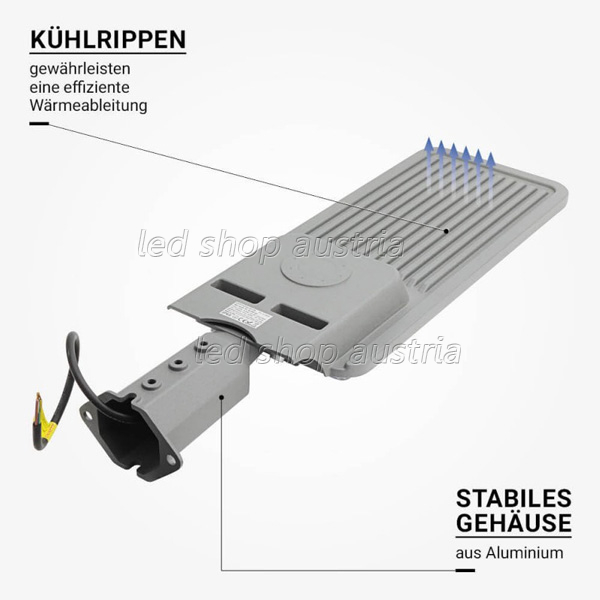 200W LED Straßenleuchte Professional HL kaltweiß IP65