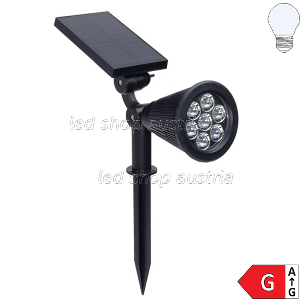 1.5W LED Solar Gartenleuchte 6V IP65 kaltweiß