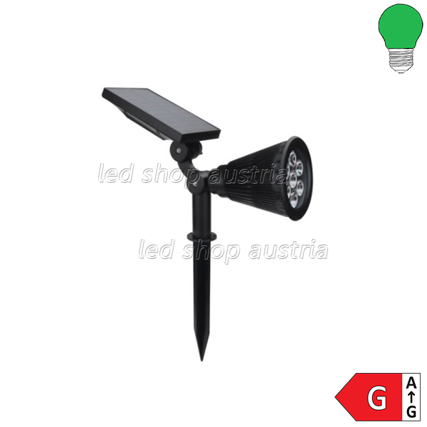 1.5W LED Solar Gartenleuchte 6V IP65 grün