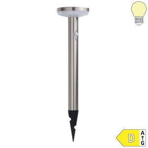 4.4W LED Solar Gehwegleuchte mit PIR Sensor und Erdspieß INOX IP44 warmweiß