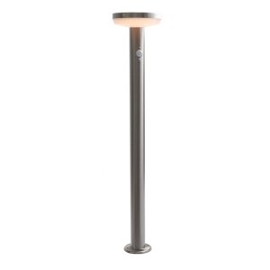 4.4W LED Solar Gehwegleuchte mit PIR Sensor INOX IP44 warmweiß