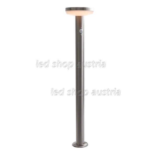 4.4W LED Solar Gehwegleuchte mit PIR Sensor INOX IP44 warmweiß