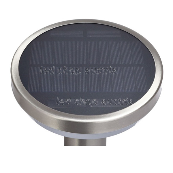4.4W LED Solar Gehwegleuchte mit PIR Sensor INOX IP44 warmweiß