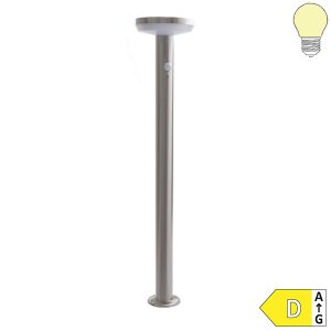 4.4W LED Solar Gehwegleuchte mit PIR Sensor INOX IP44 warmweiß