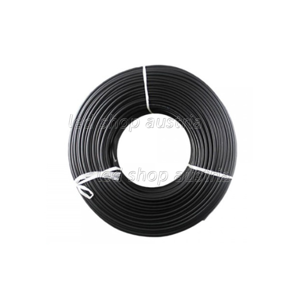 Solar PV Aderleitung 6mm² 1500V DC Schwarz 1m