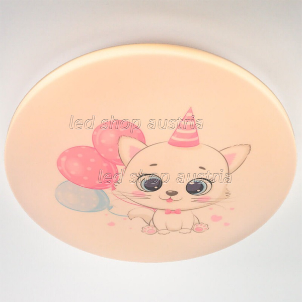 65W LED Kinderzimmerleuchte PINK KITTY Farbwechsel