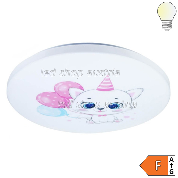 65W LED Kinderzimmerleuchte PINK KITTY Farbwechsel