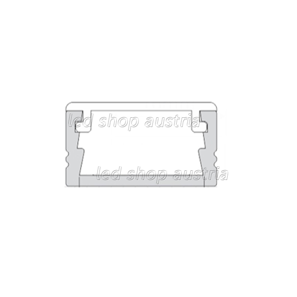 Profilabdeckung opal Surface_8 flach 2000mm