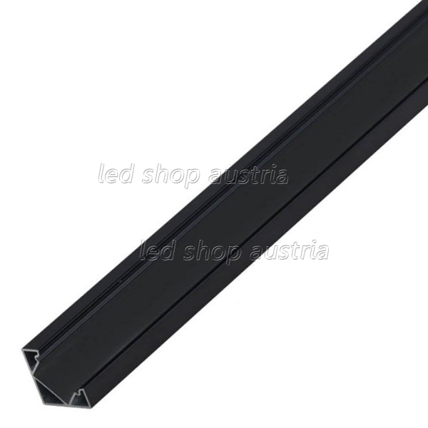 LED Profil ALU Corner_1 2000mm schwarz