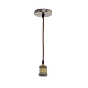 LED Pendelleuchte Vintage E27 messing