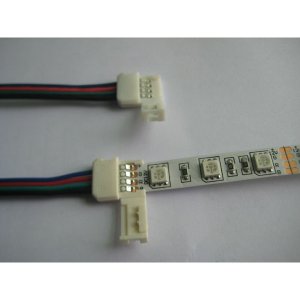 LED RGB Stripe Flex- Verbinder 4 Adern (lötfrei)