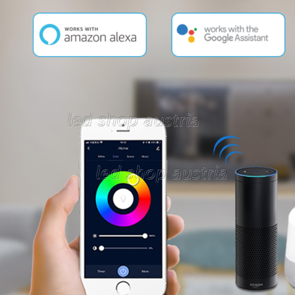 LED WIFI RGB-W-WW, CCT und Single Color Universal Receiver (5in1) 12-48V Tuya fähig
