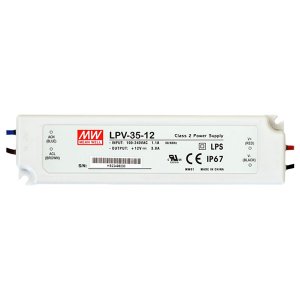 LED Trafo MEAN WELL LPV-Series IP67 - 12V DC 36W