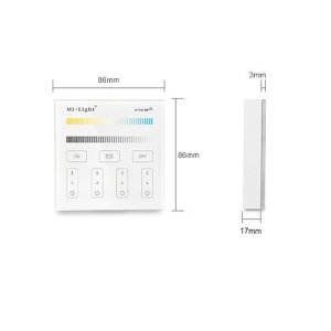 4 Zonen LED CCT Funk Wand- Fernbedienung (Pilot)