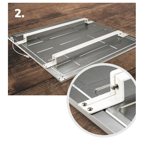 Montagebügel für LED Panel 625x625mm weiß