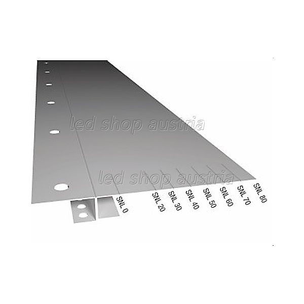 (Bild für) LED Trockenbau Konstruktionsprofil Zinkblech SNL 80 2000mm