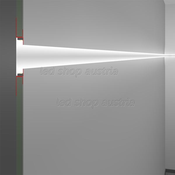 LED Trockenbau Konstruktionsprofil Zinkblech ADP 2000mm