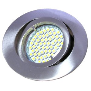 Einbaurahmen rund für 50mm LED Spots ZAMAK mit Bajonetring