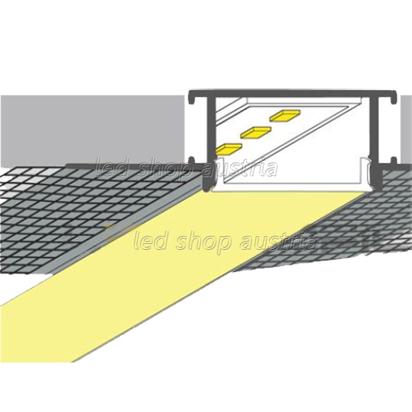 (Bild für) LED Profil ALU Gipskarton_5 2000mm
