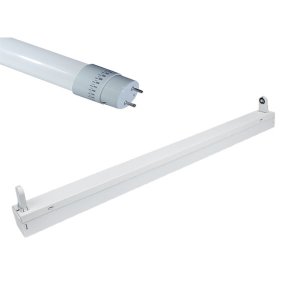 SET: LED Lichtbalken 1-fach inkl. LED Röhre 120cm 2100LM