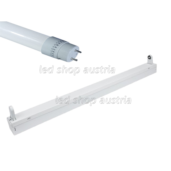 SET: LED Lichtbalken 1-fach inkl. LED Röhre 150cm 2000lm kaltweiß