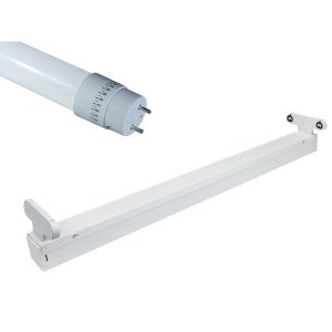 SET: LED Lichtbalken 2-fach inkl. 2x LED Röhre 120 2100LM