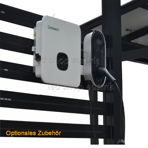 Einzelstellplatz Solar-Carport Aluminium Komplettbausatz (ohne PV- Module)