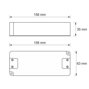 LED Montagenetzteil 24V DC 0-80W