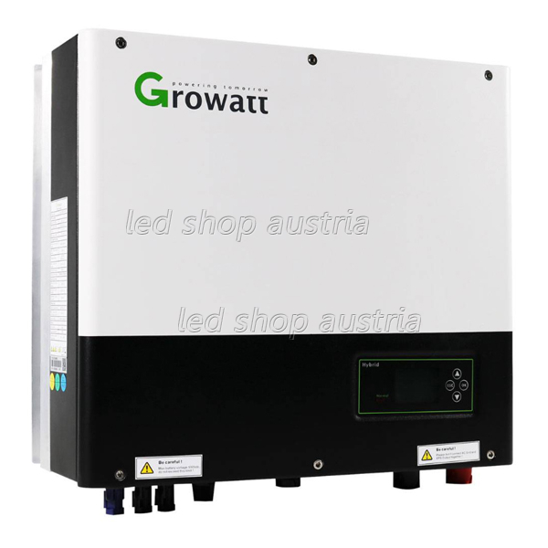 Growatt SPH7000TL3-BH-UP 7kW Solar Hybrid Wechselrichter 3-phasig inklusive Smart Meter