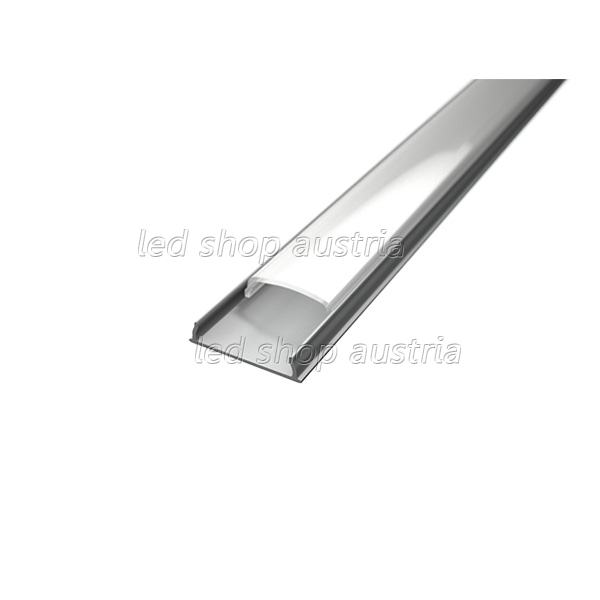 LED Profil ALU Surface_5 2000mm inkl. Abdeckung opal