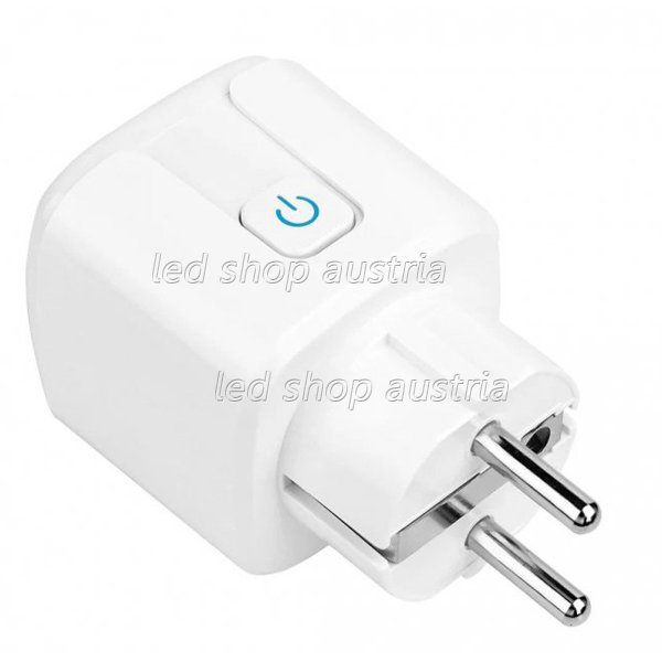 Smart Plug (WIFI 2.4G) mit Tuya App Steuerung, Alexa, Google Assistent kompatibel