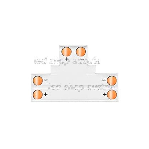 LED Stripe 10mm \"T\" Löthilfe 2- polig