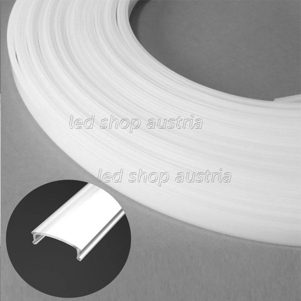 (Bild für) LED Profilabdeckung Recessed_1 opal 20m